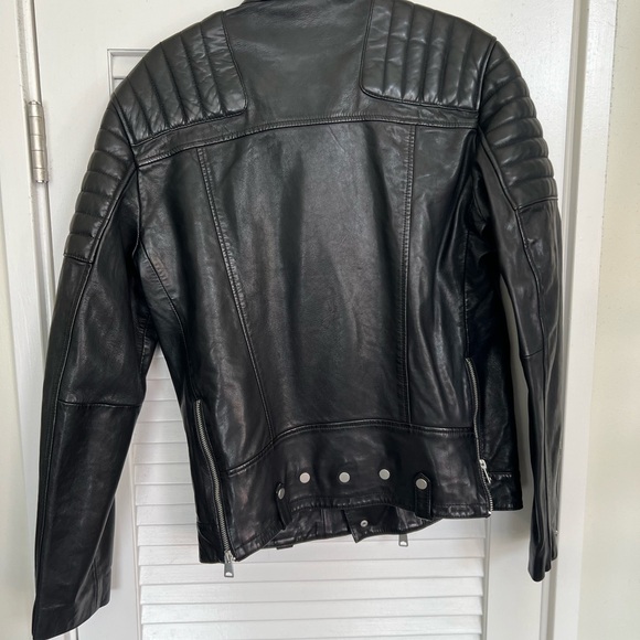 Allsaints Leather Motorcycle Jacket - Picture 4 of 5